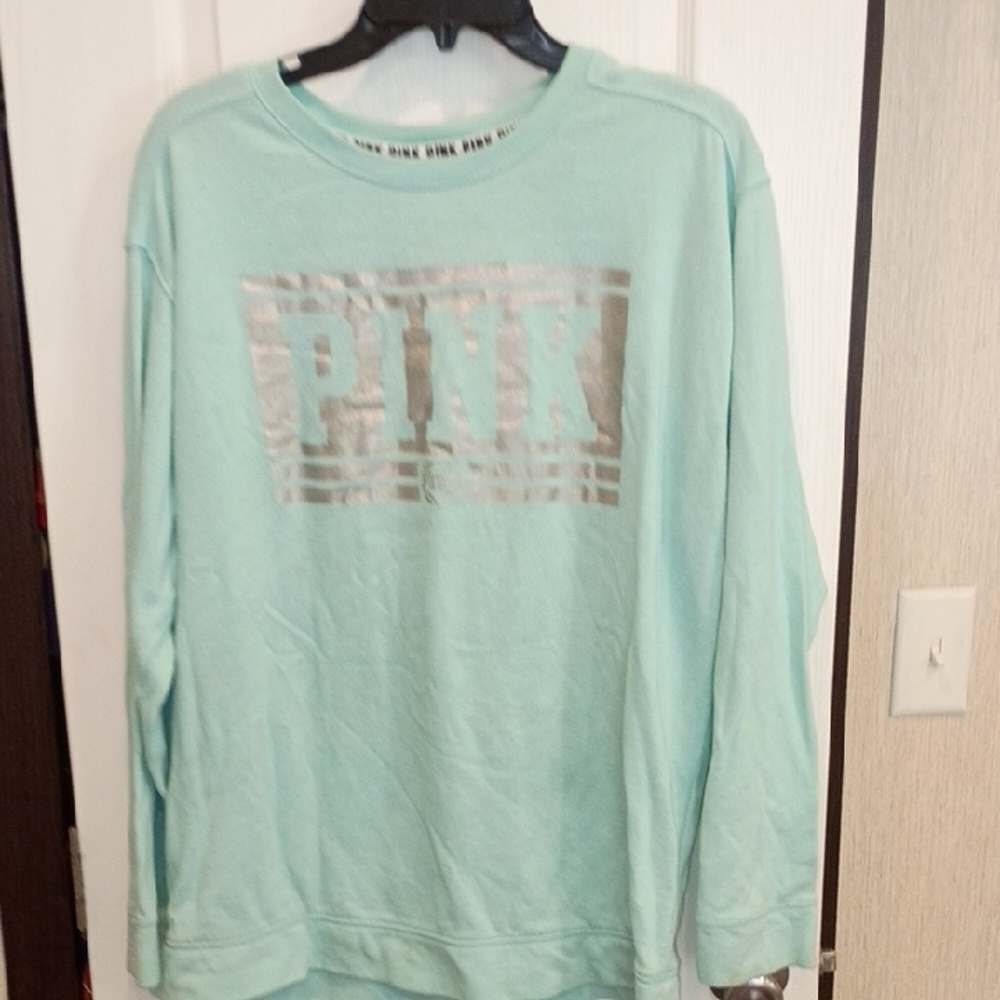 Mint Green PINK Sweatshirt